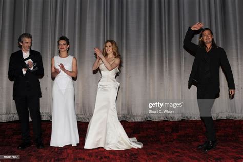 Peter Capaldi Daniella Kertesz Mireille Enos And Brad Pitt Attend