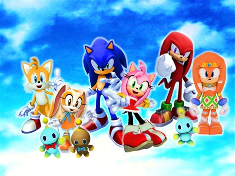 Team Sonic Heroes And Team Rose Jubilee Wallpaper By 9029561 On Deviantart