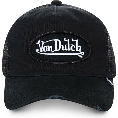 Von Dutch Truck01 Black Trucker Hat