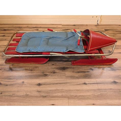 Vintage 1950s Withington Bob O Link Bobsled The Sled That Skis