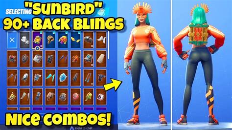 New Sunbird Skin Showcased With 90 Back Blings Fortnite Battle