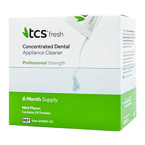 Tcs Fresh Dental Appliance Cleaner