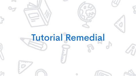 Tutorial Remedial Youtube