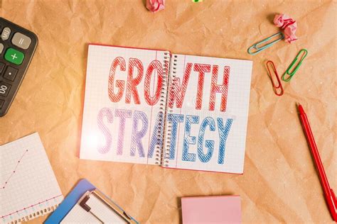 Handwriting Text Growth Strategy Concept Meaning The Method A Company