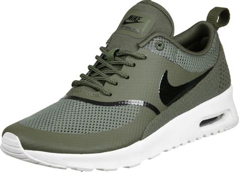 The nike air max thea is a welcomed addition to the much loved nike air max range. Nike Air Max Thea W shoes olive white