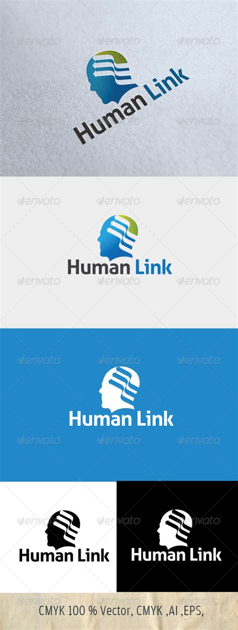 Human Link Logo Template Logo Templates Human Logo Design Templates
