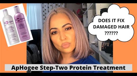 Aphogee 2 Step Protein Treatment Review Tutorial Youtube