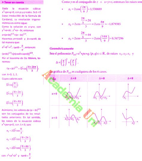 Ecuaciones De Tercer Grado O Cubicas Ejercicios Resueltos Pdf