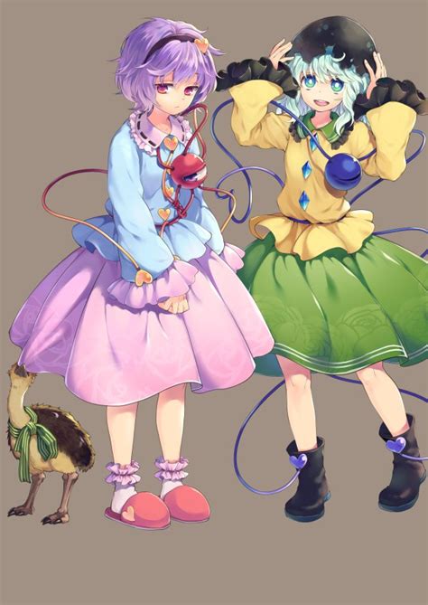 Komeiji Koishi And Komeiji Satori Touhou Drawn By Tomobekinuko