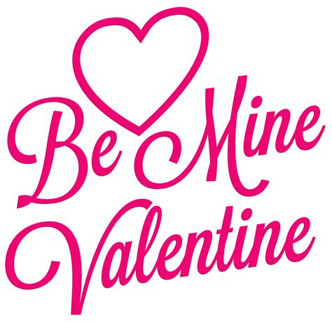 All images is transparent background and free download. Be Mine Valentine Transparent PNG Clip Art Image | Gallery ...