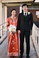 Traditional Exquisite Flower Embroidery Cheongsam Chinese Elegant Bride ...