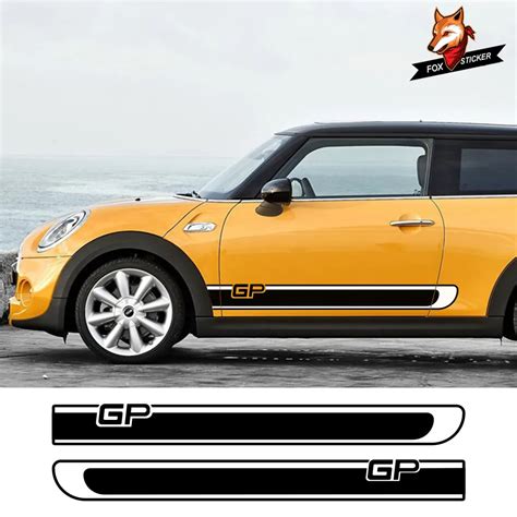 Car Styling Racing Stripe Door Side Decal Stickers Car Accessories For