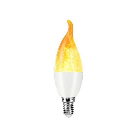 15w Flickering Flame Non Dimmable Led Candelabra Light Bulb 73m81