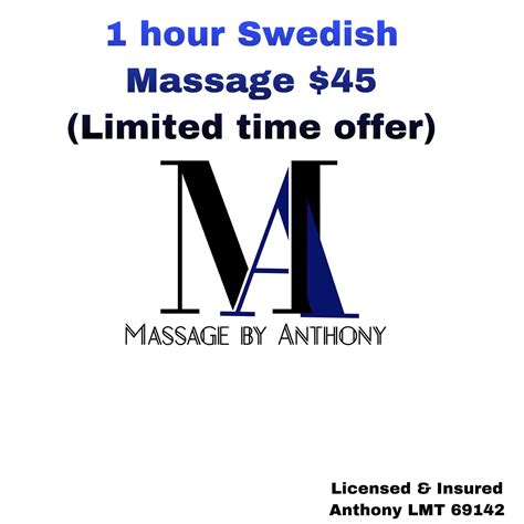 Massage By Anthony Home Facebook