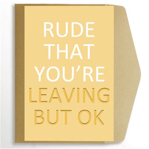 Buy Hilarious Coworker Leaving Card Funny New Job Card Colleague