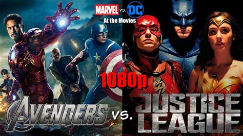 The Avengers 2012 Vs Justice League 2017 At The Movies 1080p