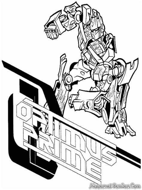 Transformers Optimus Prime Coloring Pages High Quality Coloring