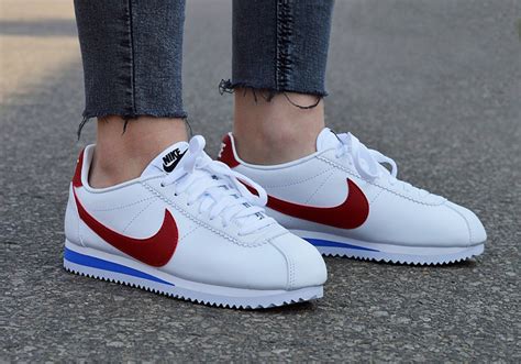 Classic Cortez Leather White Red 807471 103 Nike Japanorderstore
