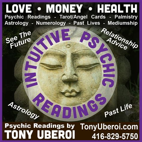 Intuitive Psychic Readings Tony Uberoi