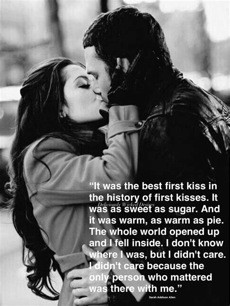 It Was The Best First Kiss First Kiss Quotes Kissing Quotes Love Is Comic