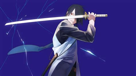 Uchiha Sasuke Katana Lightning Boruto Anime 4k 13695