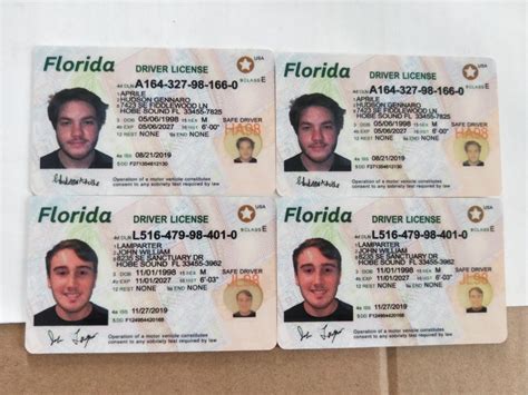 Florida Driving License Psd Template Driving License Template