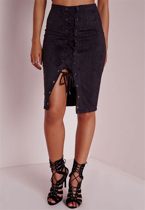 missguided-faux-suede-lace-up-midi-skirt-black-black-midi-skirt,-skirts,-skirt-shopping