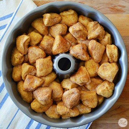 Open 2 packages (920 g total) of prepared refrigerator biscuits. Easy Monkey Bread Recipe | Live Craft Eat
