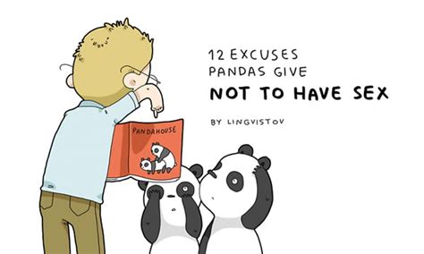 12 Excuses Pandas Give Not To Have Sex By Lingvistov 9gag