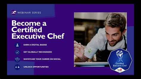 Worldchefs Global Culinary Certification Become A Certified Executive