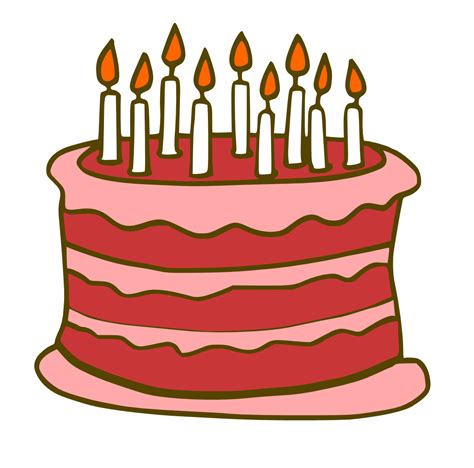 The great thing about learning how to draw a birthday cake, is that children can decide all the details about how they want it to look. Birthday Cakes Drawings - ClipArt Best
