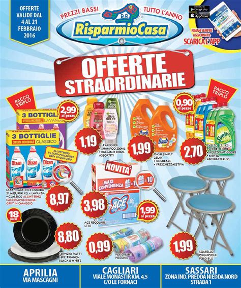 Guarda l'ultimo volantino eurospin a siena con le migliori offerte della categoria. Volantino Risparmio Casa Aprilia - Cagliari - Sassari ...