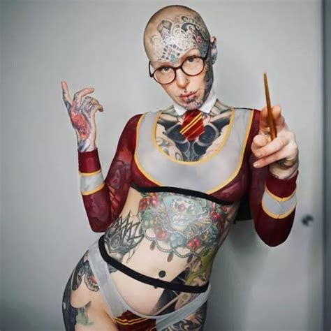 Tattoo Model Spends £38k On Body Modifications To Turn Into City Cyborg Go Fashion Ideas