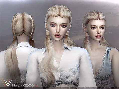 Wingssims Wings On0328 The Sims 4 Download Sims Hair