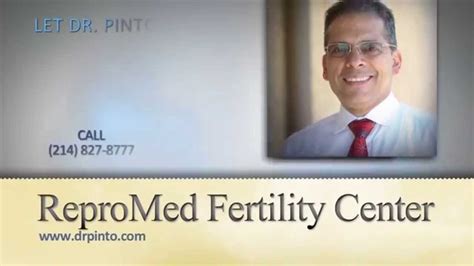 Repromed Fertility Center Dr Anil Pinto Youtube