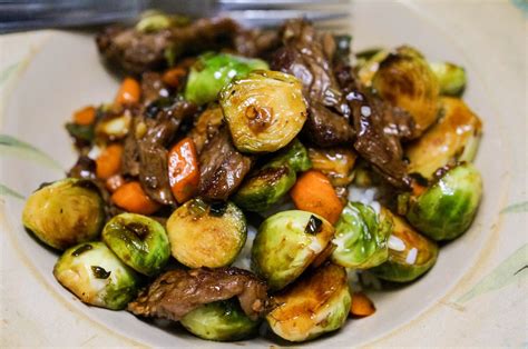 Chefette Steak And Brussels Sprouts Stir Fry