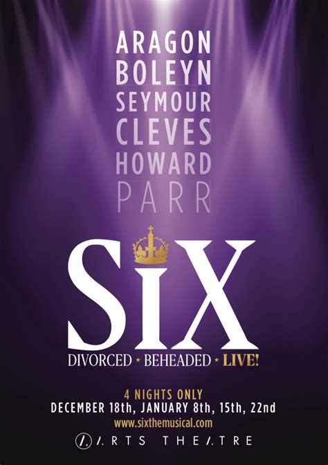 Six Musical Broadway Poster