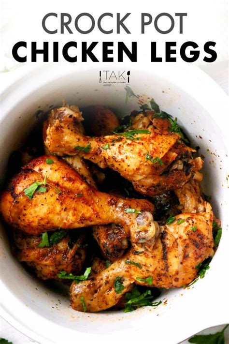 Crock Pot Chicken Legs Recipe 5 Minutes To Prep The Anthony Kitchen