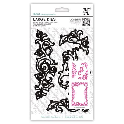 X Cut Dies Large Dies Leafy Flourishes Xcu 503189 Crafts 4 Less