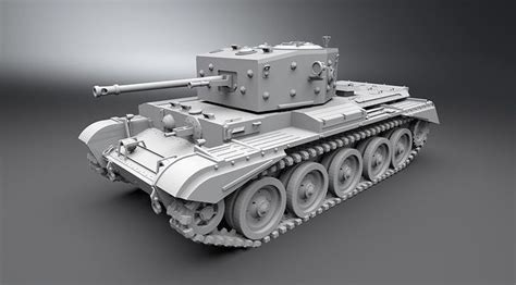 Cromwell Tank Scale Model 3d Model 3d Printable Cgtrader