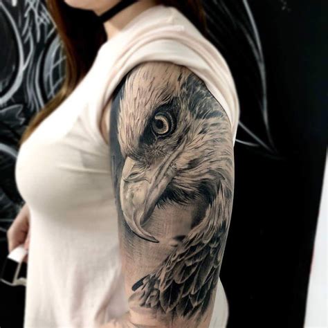 32 Of The Best Eagle Head Tattoos Ever Eagle Head Tattoo Head