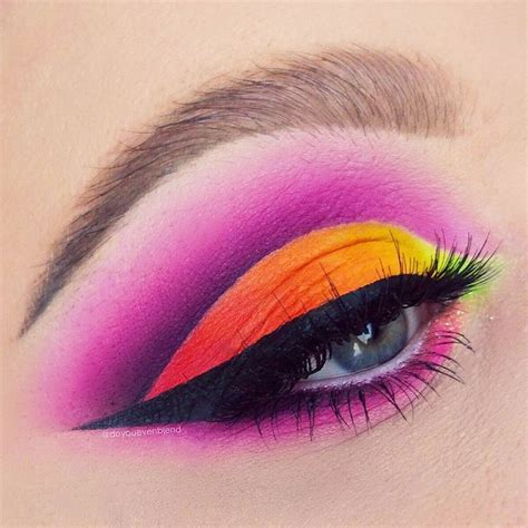 Doyouevenblend Is A Master At Creating Bright And Playful Neon Makeup