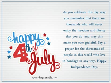4th Of July Greetings Messages And Quotes Wordings And Messages