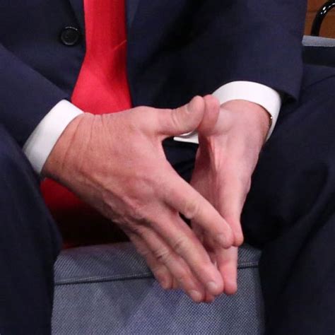 Why Are Trumps Hands Always Making The Symbol For Vagina