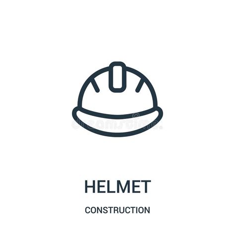Construction Safety Helmet Outline Stock Illustrations 7553