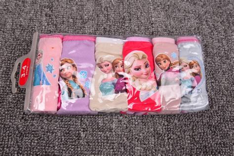 3 14 Frozen Annaandelsa Girls Pack Underwear 6 Briefs Knickers Cotton