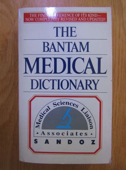 The Bantam Medical Dictionary Cumpără