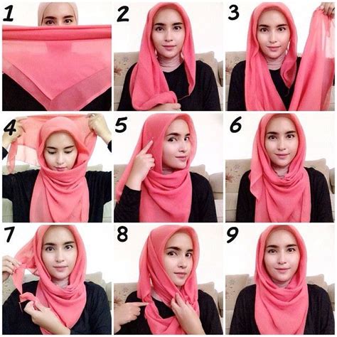 Square Hijab Tutorial