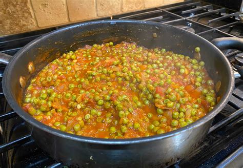 Recipe Piselli Braised Peas In Tomato Sauce