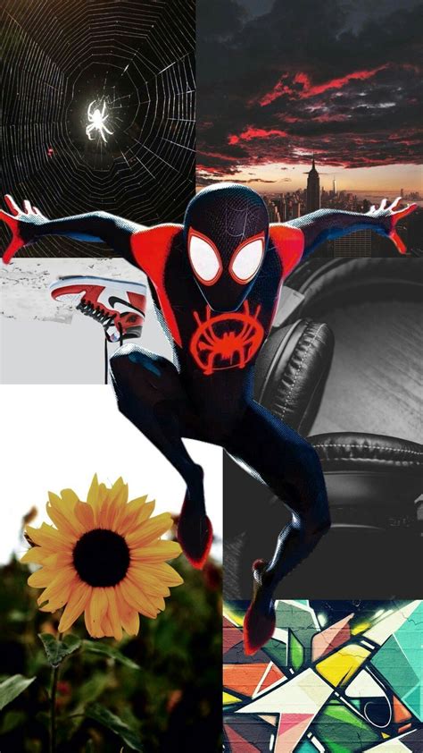 Spiderman Into The Spiderverse Miles Morales Wallpaper Lockscreen Fondo